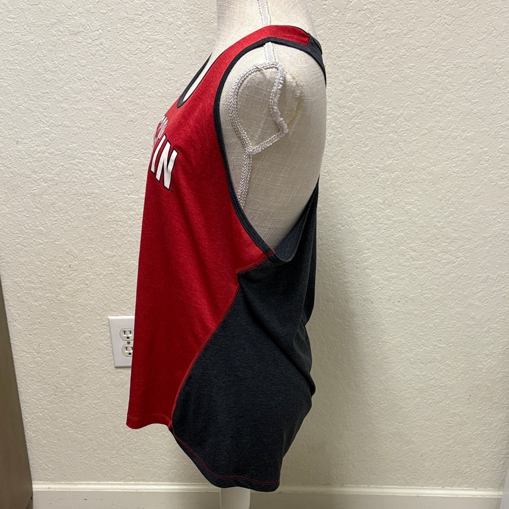 Wisconsin Women's Red Tank Top - Picture 5 of 9